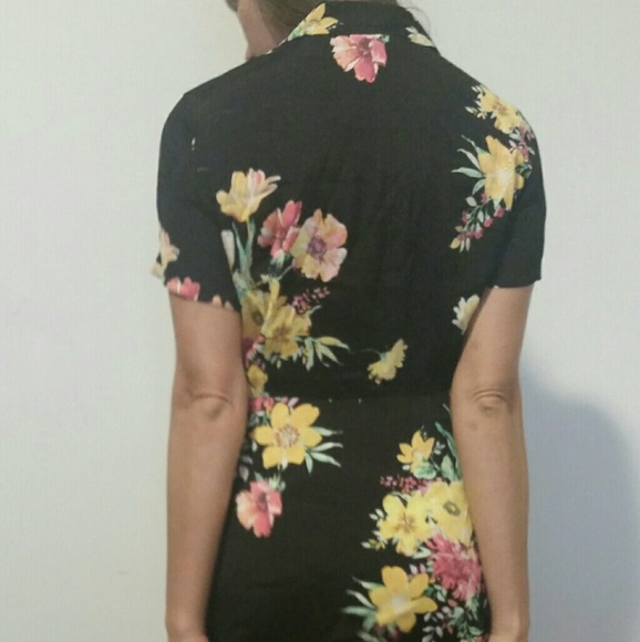 NWT Zara Floral Maxi Dress S - Picture 6 of 8